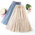 Falda de bordado de burbujas Sweet Sweet and Temperament Skirt Bubble